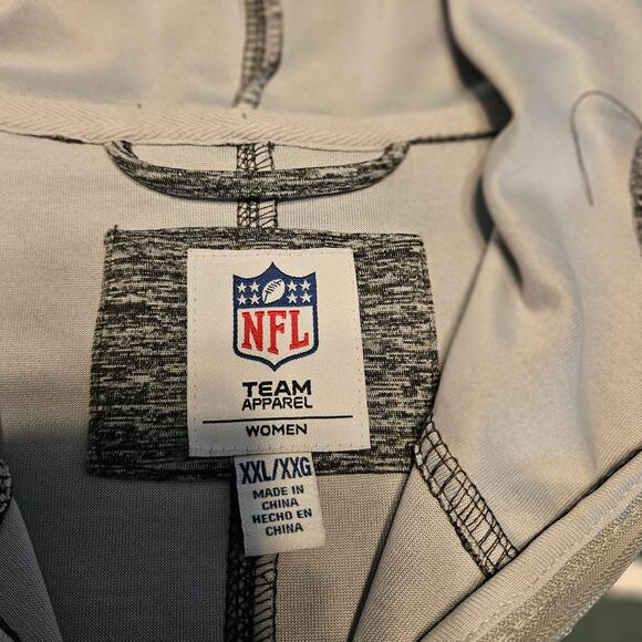 Women's Green Bay Packers NFL Football Full Zip Hoodie XXL NFL Team Gray - Picture 7 of 7